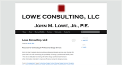 Desktop Screenshot of loweconsultingllc.com